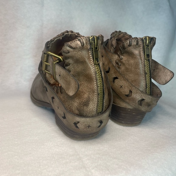 Rampage Leather Ankle Boots Brown Women’s 6 - Picture 6 of 12